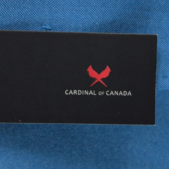 Cardinal of Canada NWT Wool / Silk Sport Coat Size 38R US In Blue Herringbone